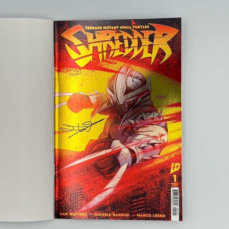 Shredder #1 (IDW Publishing, 2025), raw comic book in NM+ condition — front cover