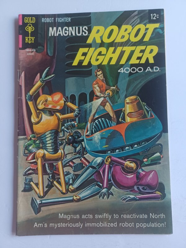 Magnus Robot Fighter #23 (Gold Key Comics, 1968), raw comic book in FN/VF condition — front cover