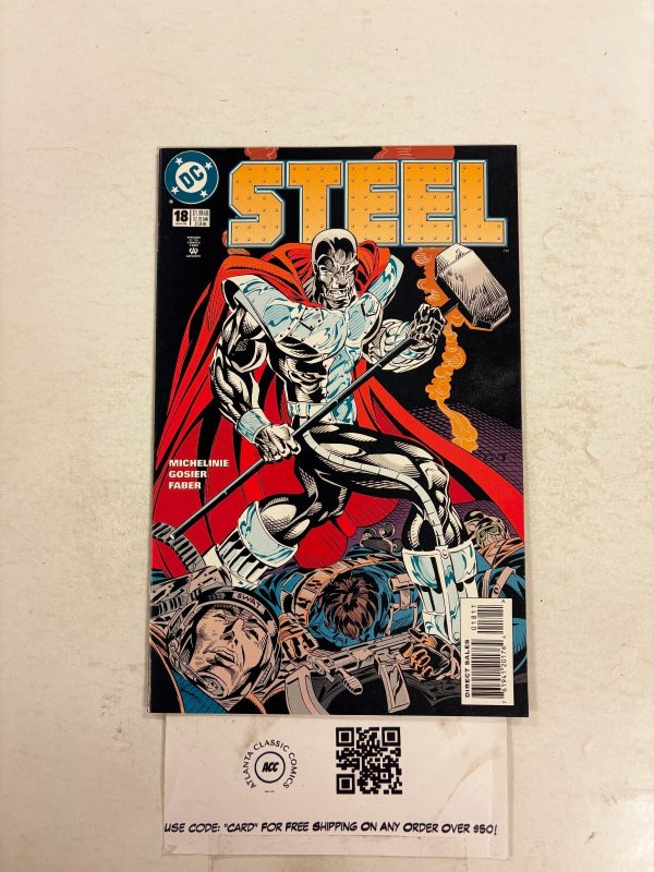 Steel #18 (DC Comics), raw comic book in NM condition — front cover