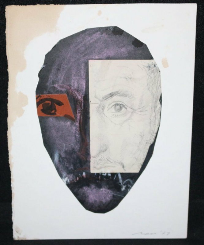 Man Pencil & Color Composite Self Portrait - 1987 Signed art by Al Ross (1987), raw, ungraded comic book — front cover