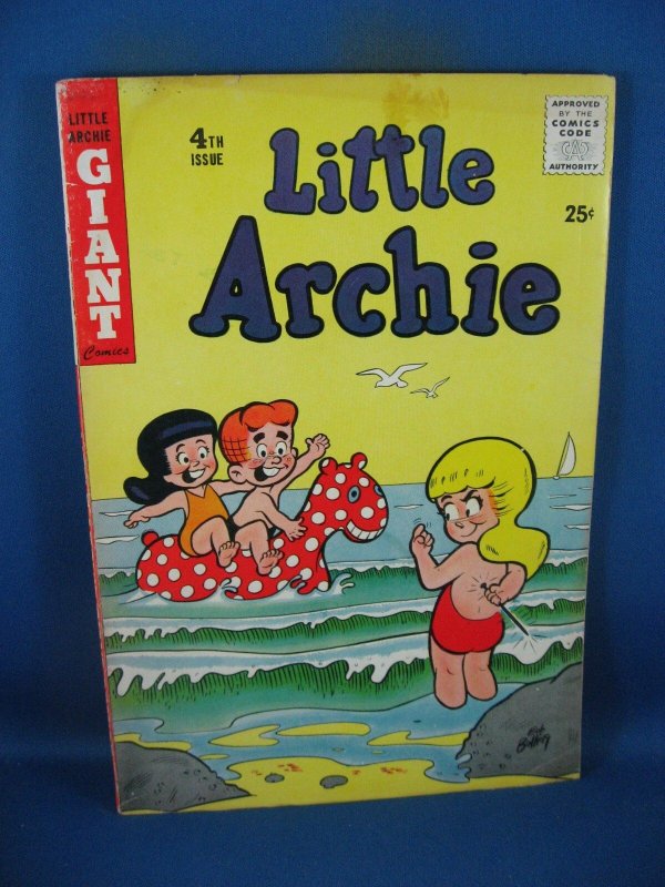 Little Archie #4 (1957), raw comic book in VF condition — front cover