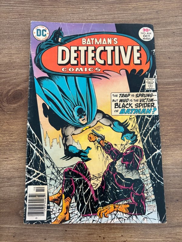 Detective Comics #464 (DC Comics), raw comic book in FN- condition — front cover