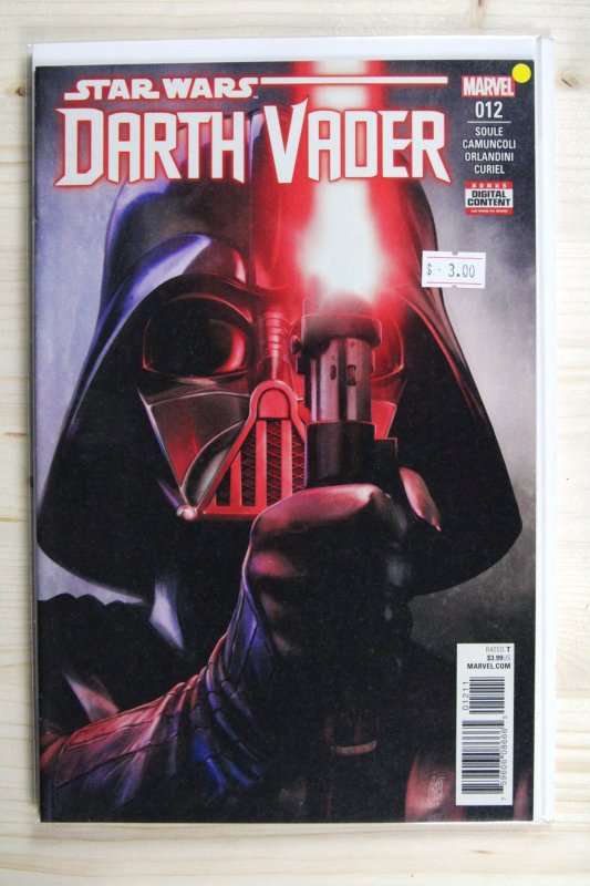 Star Wars: Darth Vader #12 (Marvel Comics, 2016), raw comic book in NM 9.4 condition — front cover