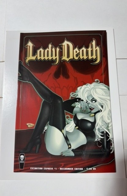 Lady Death: Extinction Express Cover B (2016) Vf-Nm 9 SU1 (2016), raw comic book in NM condition — front cover