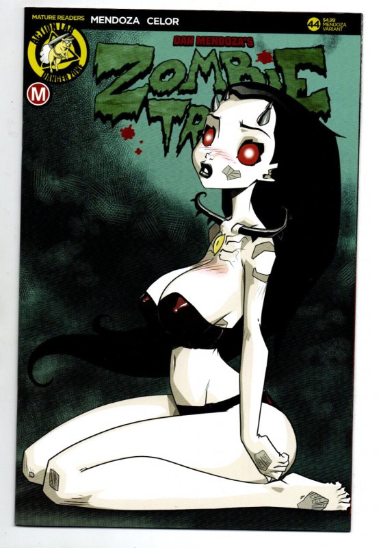 Zombie Tramp #44 (Action Lab Entertainment, 2017), raw comic book in NM condition — front cover
