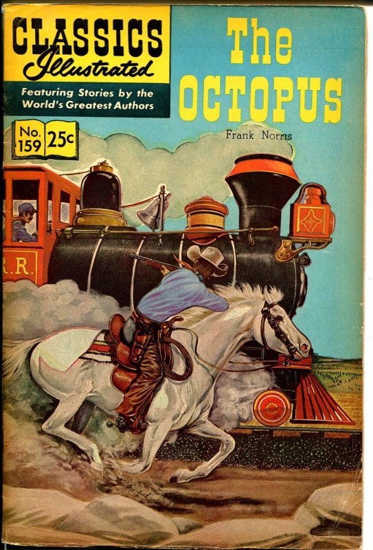 Classics Illustrated #159 (Gilberton, 1967), raw comic book in FN- condition — front cover