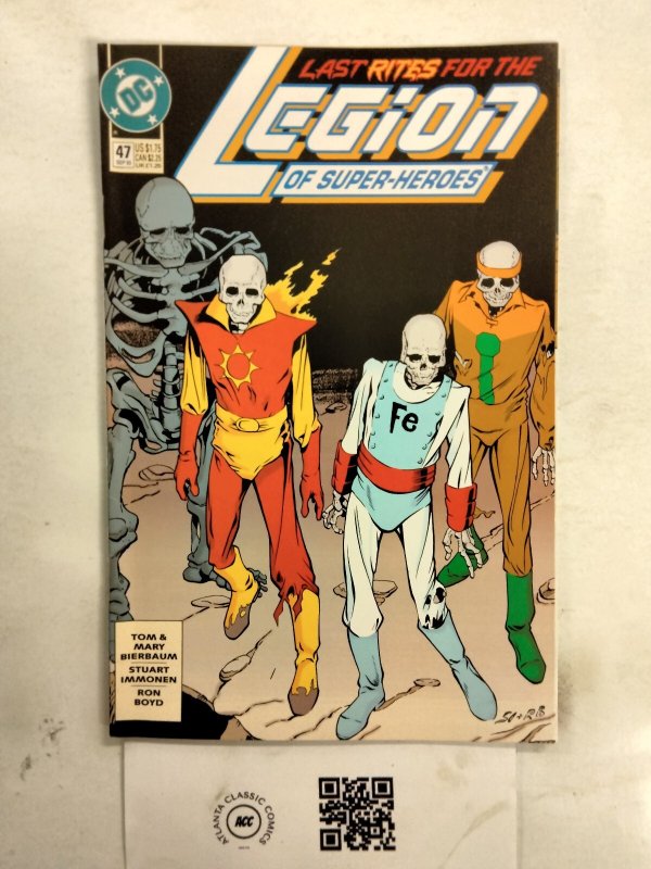 Legion of Super-Heroes #47 (DC Comics), raw comic book in NM condition — front cover