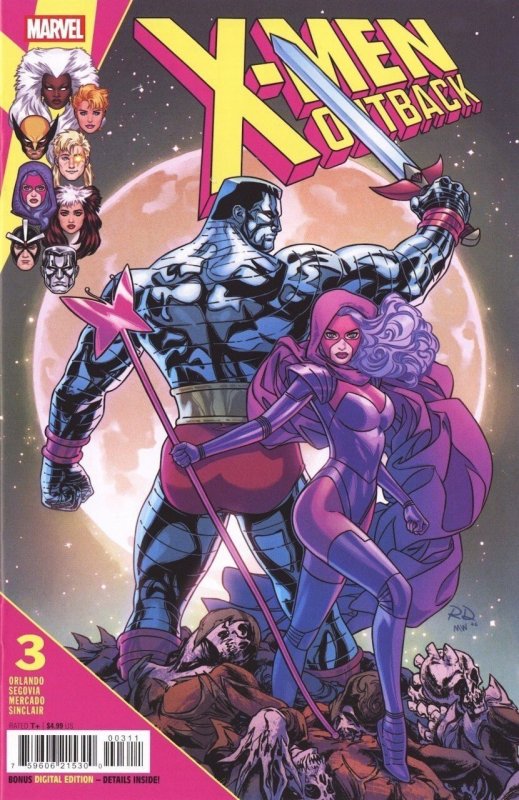 X-Men Outback #3 (Marvel Comics, 2026), raw, ungraded comic book — front cover