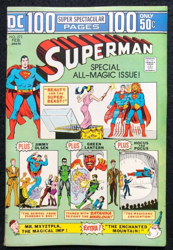 DC 100 Page Super Spectacular #30 (DC Comics, 1974), raw comic book in FN+ 6.5 condition — front cover