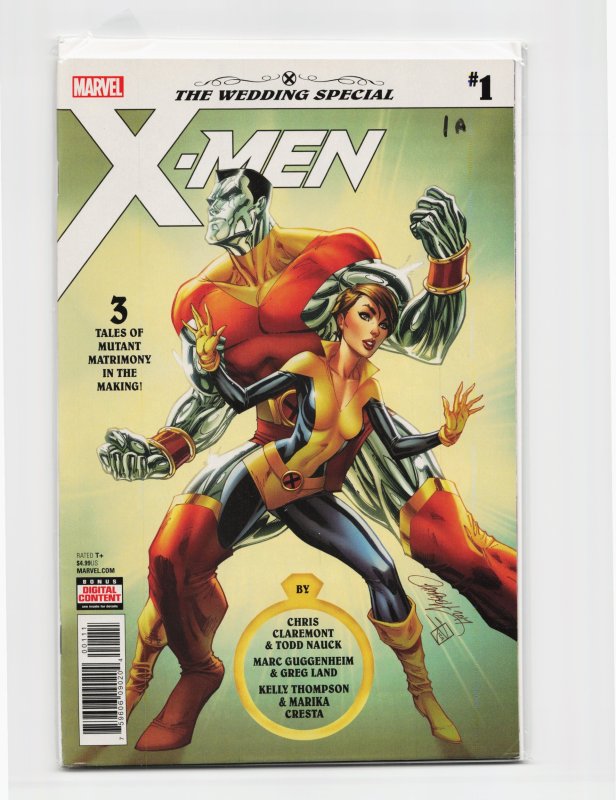 X-Men: The Wedding Special (2018) X-Men (2018), raw, ungraded comic book — front cover