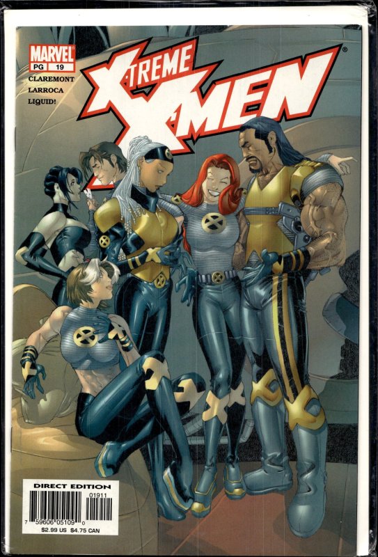 X-Treme X-Men #19 (2002), raw, ungraded comic book — front cover