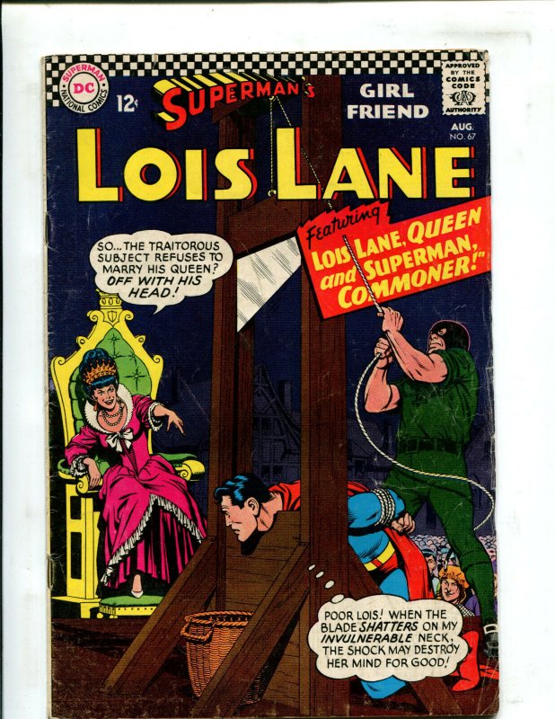 Lois Lane #67 (DC Comics, 1966), raw comic book in 6.0 condition — front cover