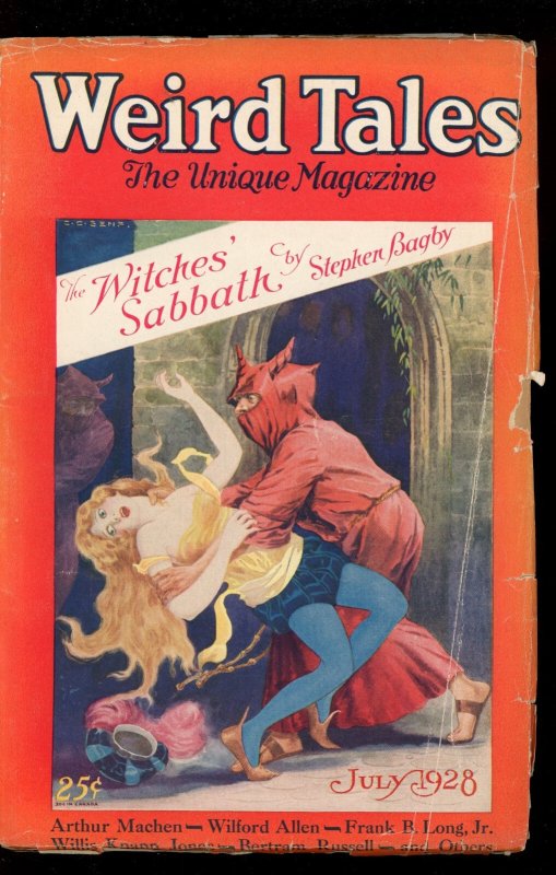 Weird Tales – 07/28 – Condition: VG –Authors: Robert E. Howard - Pulp - 36478, raw comic book in VG condition — front cover