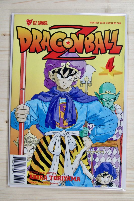 Dragon Ball Z #4 (2008), raw comic book in NM- 9.2 condition — front cover