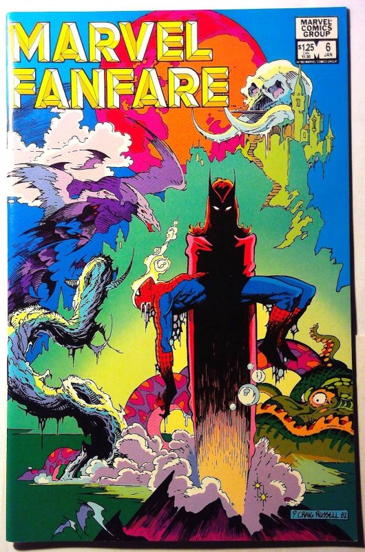 Marvel Fanfare #6 (Marvel Comics, 1983), raw, ungraded comic book — front cover