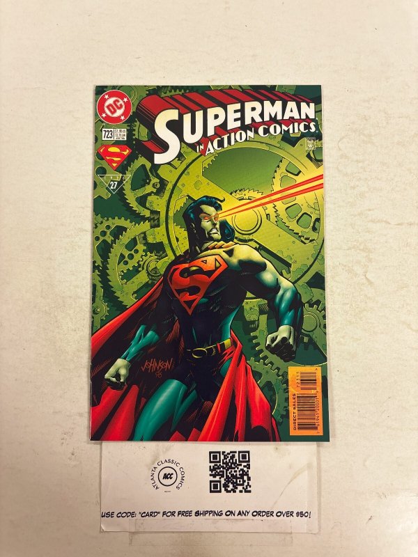 Action Comics #723 (DC Comics), raw comic book in NM condition — front cover