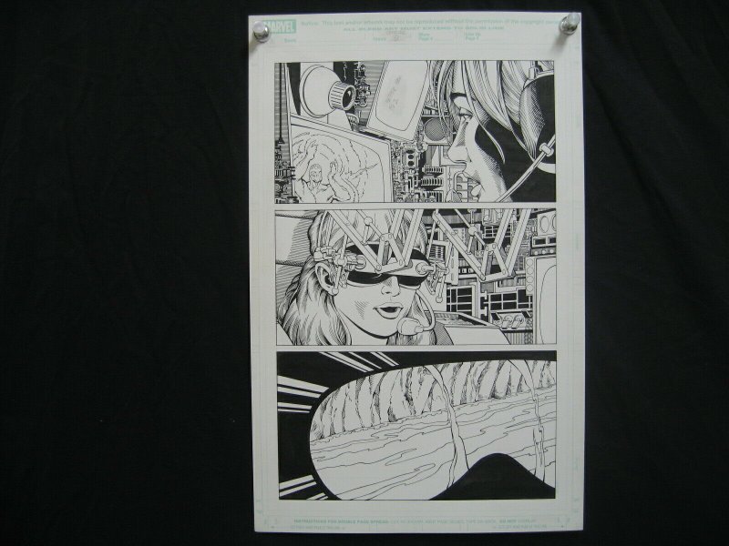 Spitfire Original Marvel Comic Art- Marshall ROGERS-Al Vey, raw, ungraded comic book — front cover