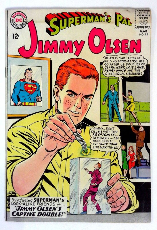 Superman's Pal Jimmy Olsen #83 (DC Comics, 1965), raw comic book in VG condition — front cover