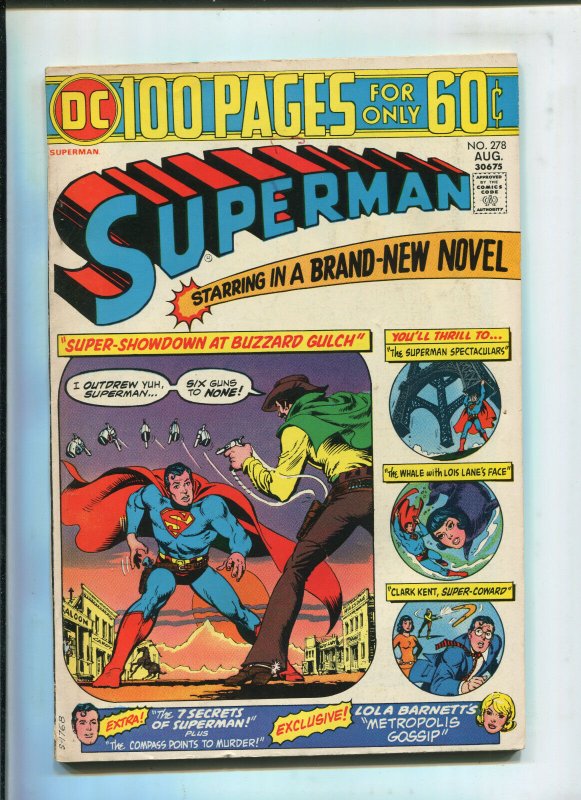 DC 100 Pages #278 (DC Comics, 1974), raw comic book in 7.5 condition — front cover
