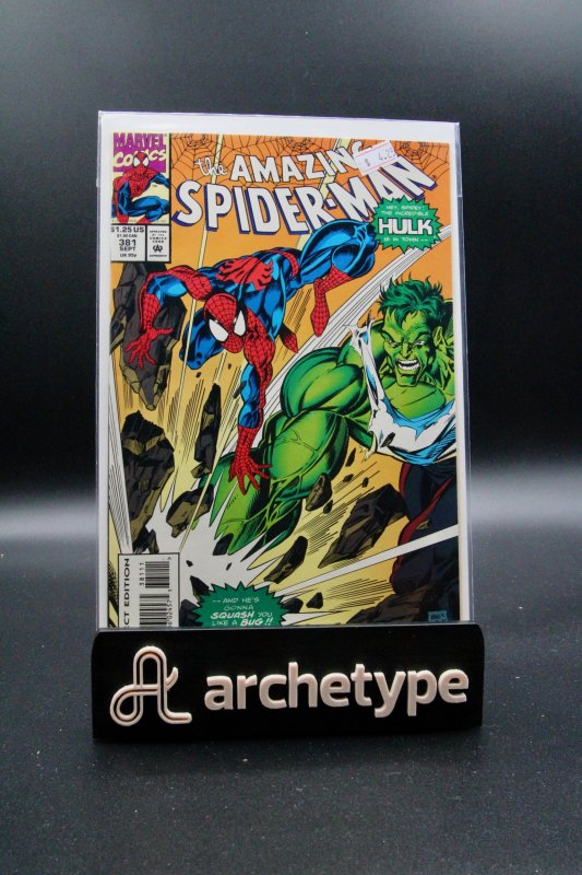 The Amazing Spider-Man #381 (Marvel Comics, 1993), raw, ungraded comic book — front cover
