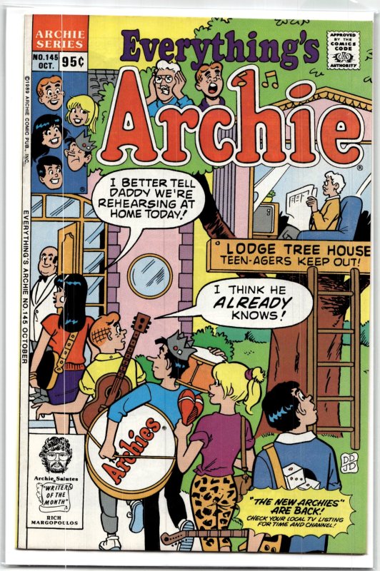 Everything's Archie #145 (Archie Comics, 1989), raw, ungraded comic book — front cover