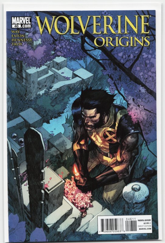 Wolverine: Origins #46 (Marvel Comics, 2010), raw, ungraded comic book — front cover