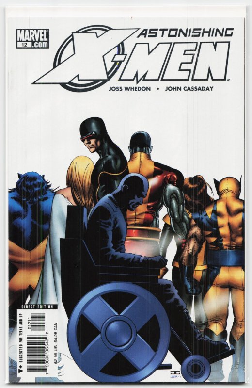 Astonishing X-Men #12 (Marvel Comics, 2005), raw, ungraded comic book — front cover