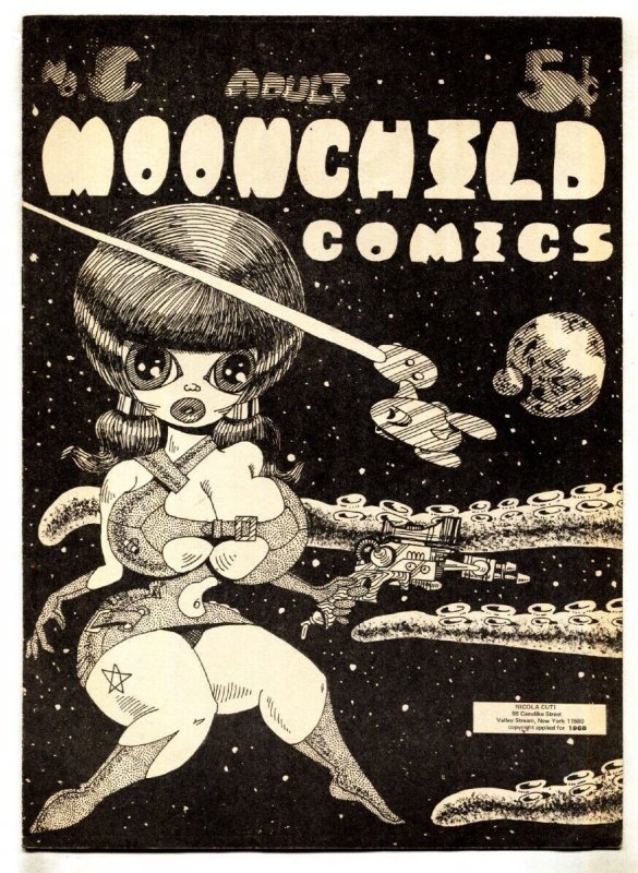 Moonchild Comics #1, raw comic book in NM- condition — front cover