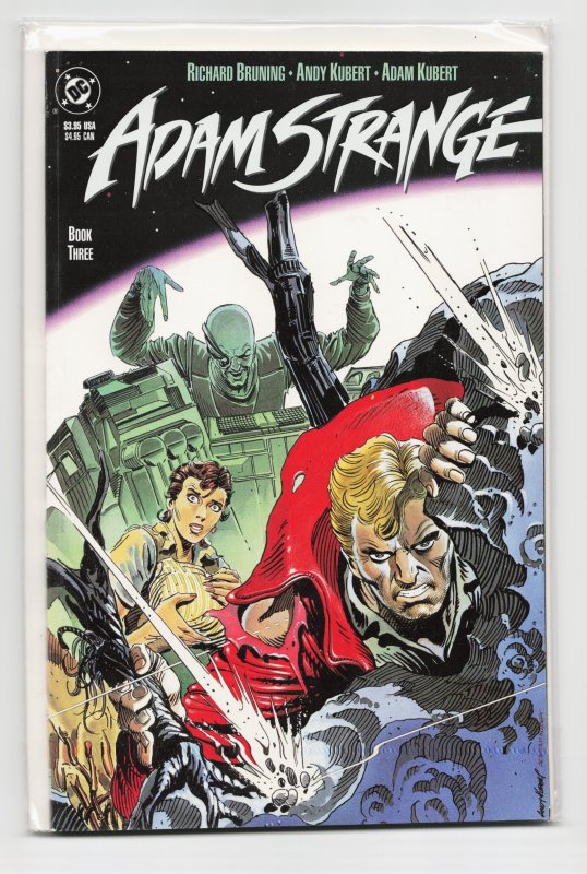 Adam Strange #3 (DC Comics, 1990), raw, ungraded comic book — front cover