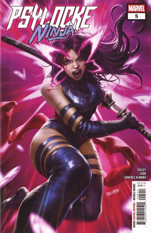 Psylocke Ninja #5 (Marvel Comics, 2026), raw, ungraded comic book — front cover