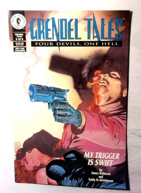 Grendel Tales: Four Devils, One Hell #5 (Dark Horse Comics, 1993), raw, ungraded comic book — front cover