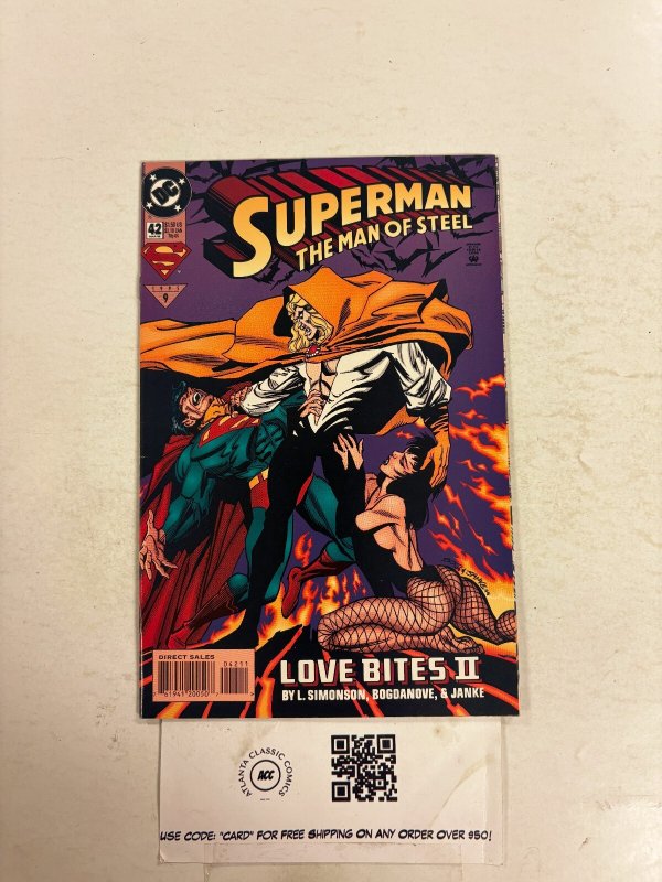Superman Man of Steel #42 (DC Comics), raw comic book in NM condition — front cover