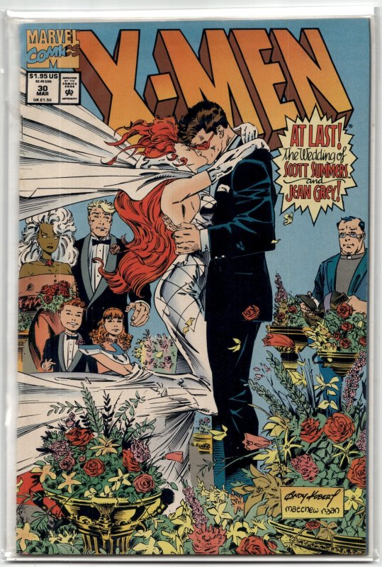X-Men #30 (Marvel Comics, 1994), raw, ungraded comic book — front cover