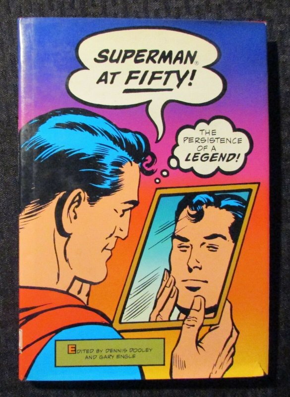 1987 Superman AT Fifty Persistence of a Legend Hc/dj Fvf/vg Octavia (1987), raw comic book in VG condition — front cover