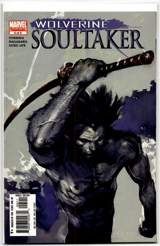 Wolverine: Soultaker #5 (Marvel Comics, 2005), raw, ungraded comic book — front cover