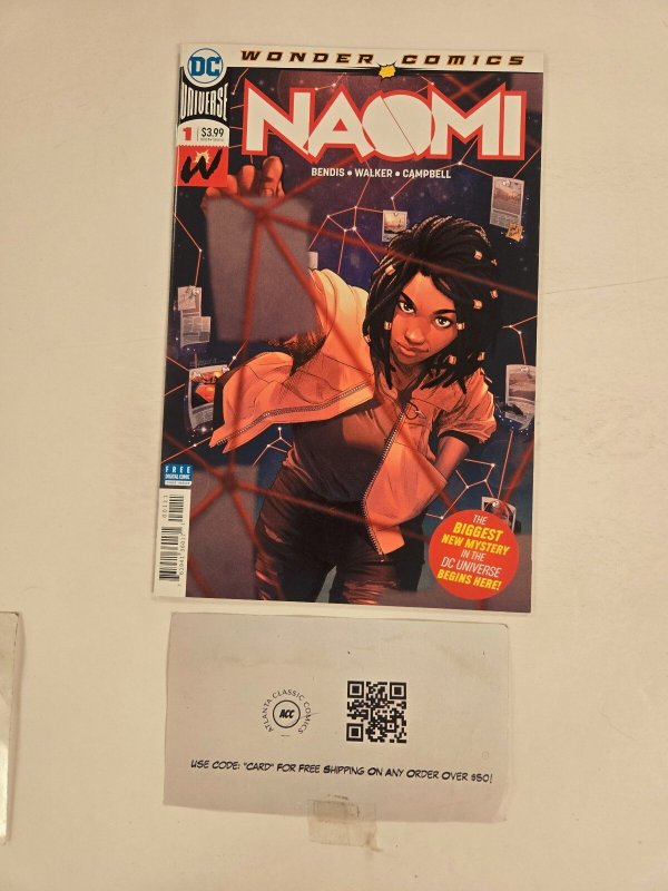 Naomi #1 (DC Comics, 2019), raw comic book in NM condition — front cover