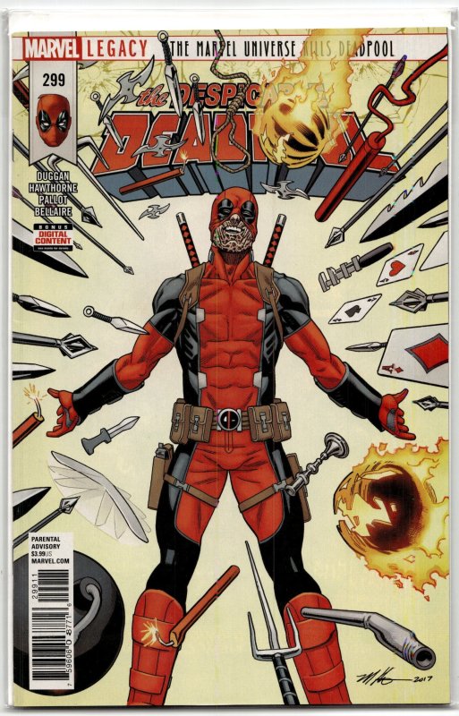 Despicable Deadpool #299 (Marvel Comics, 2018), raw, ungraded comic book — front cover