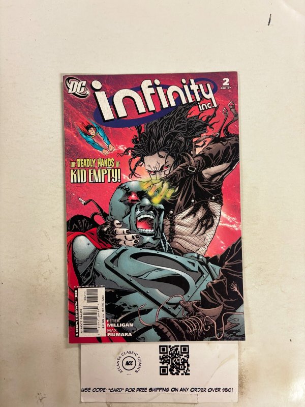 Infinity Inc #2 (DC Comics, 1984), raw comic book in NM condition — front cover