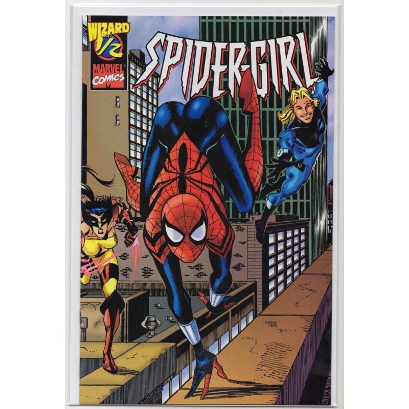 Spider-Girl 1/2 – , Wizard Comic COA – Marvel (1999) 9.4 NM (Marvel Comics, 1999), raw comic book in NM 9.4 condition — front cover