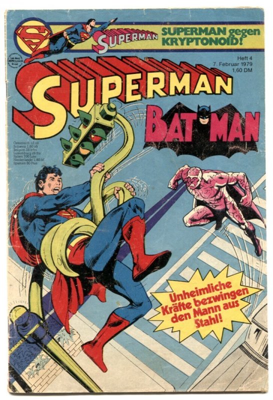 Superman Batman #4 (1979), raw comic book in VG- condition — front cover