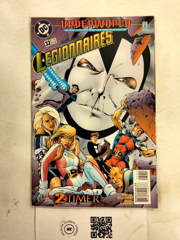 Legionnaires #32 (DC Comics), raw comic book in NM condition — front cover