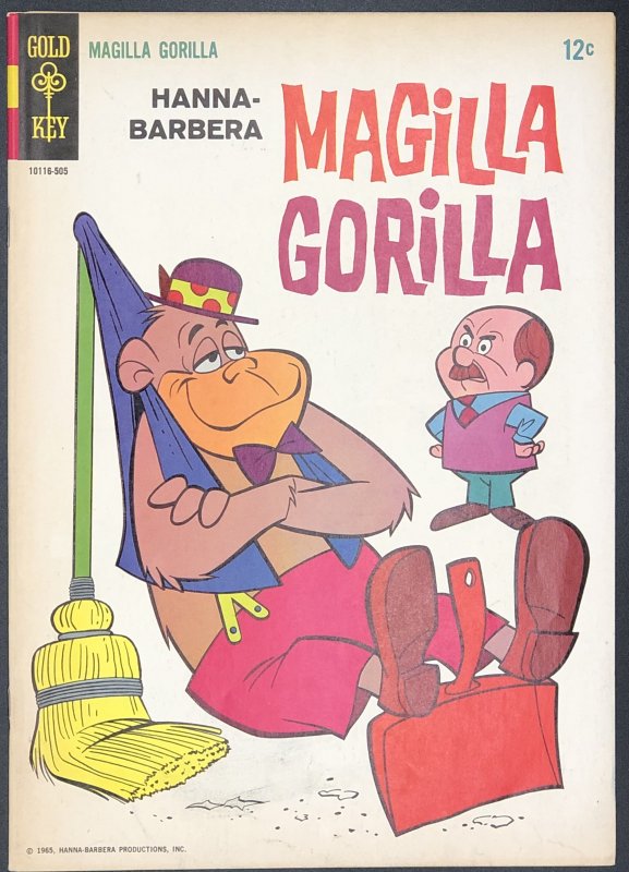 Magilla Gorilla #5 (1965), raw, ungraded comic book — front cover