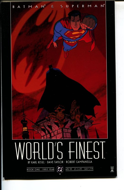 Batman & Superman World's Finest # - DC -VF - Comic Book (DC Comics), raw comic book in VF condition — front cover