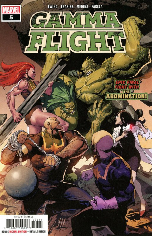 Gamma Flight #5 (Marvel Comics, 2021), raw, ungraded comic book — front cover