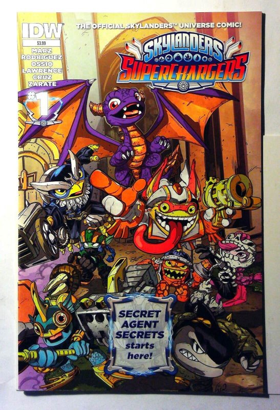 Skylanders Superchargers #1 (IDW Publishing, 2015), raw, ungraded comic book — front cover