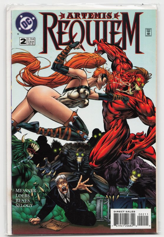 Artemis: Requiem #2 (1996), raw, ungraded comic book — front cover