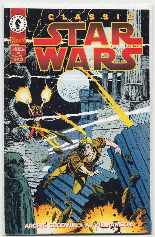 Classic Star Wars #18 (Dark Horse Comics, 1994), raw, ungraded comic book — front cover