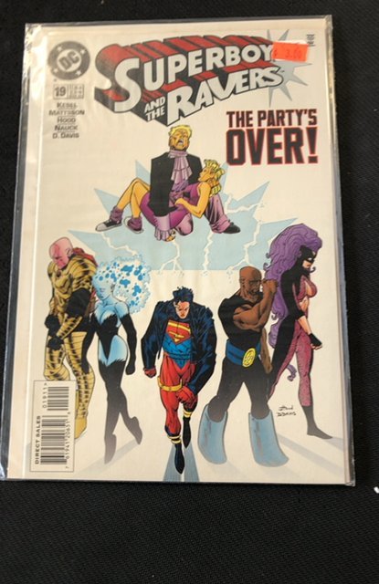 Superboy & the Ravers #19 (1998), raw, ungraded comic book — front cover
