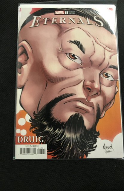 Eternals #7 (Marvel Comics, 2022), raw, ungraded comic book — front cover