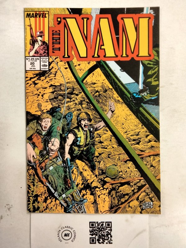 The 'Nam #20 (Marvel Comics, 1988), raw comic book in NM condition — front cover